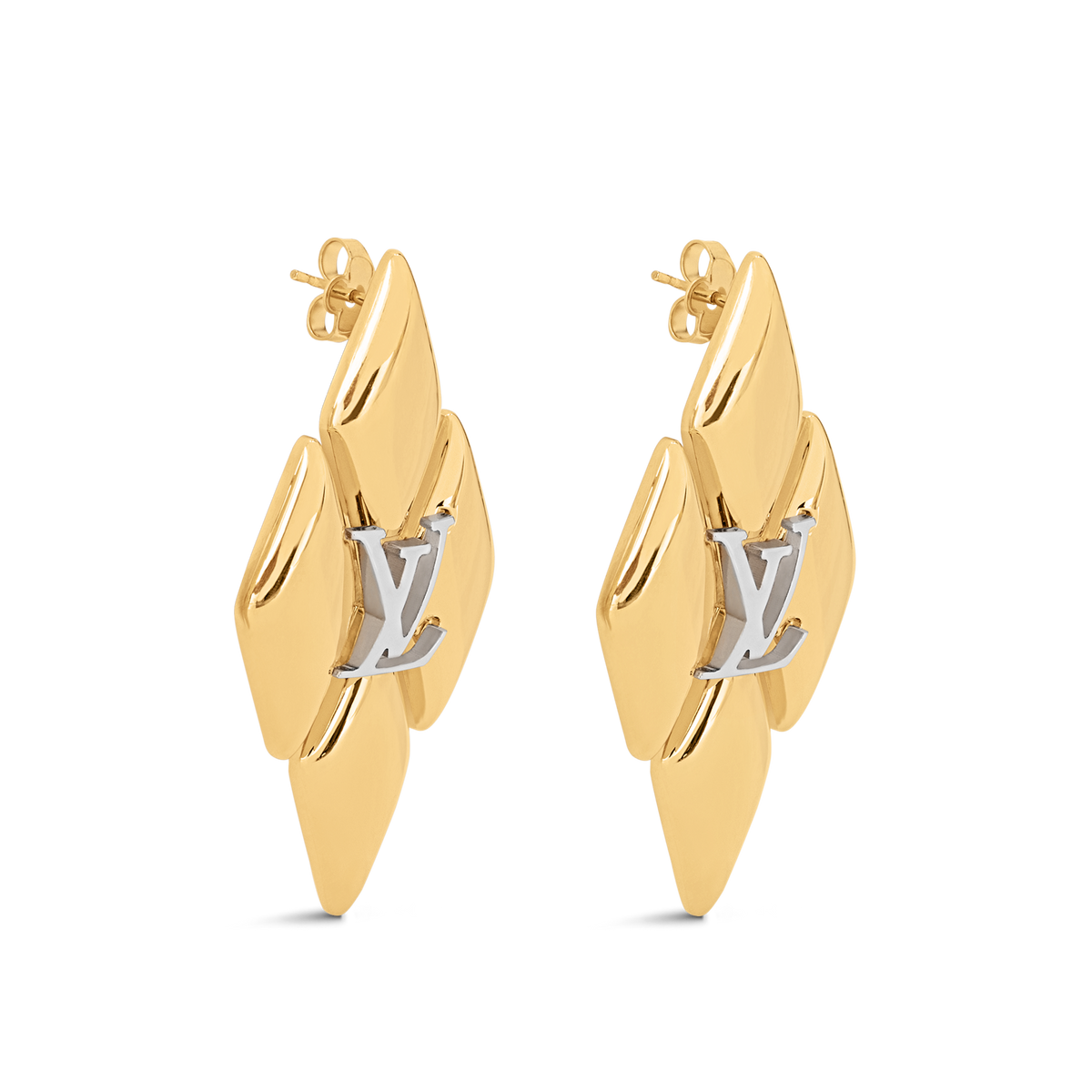 Louis Vuitton GO-14 18K Gold Earrings