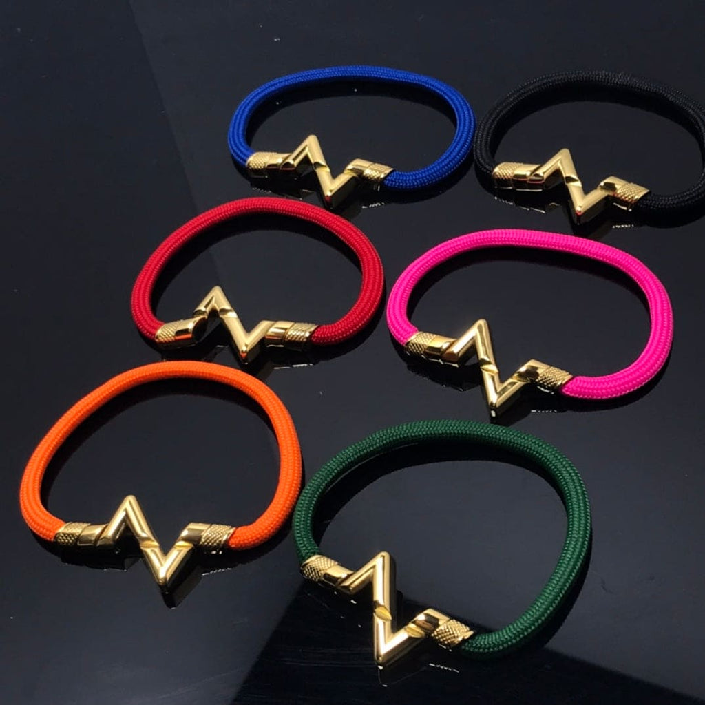 Louis Vuitton Volt Upside Down Play Pink 18K Gold Bracelet