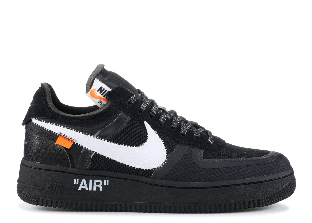 Off White X Air Force 1 Low Black Sneakers