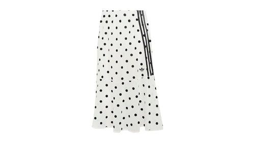 adidas Sheer Polka Dots Skirt Off White