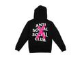 Anti Social Social Club Cancelled Hoodie Black (Pink X)