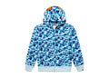 BAPE ABC Camo Shark Full Zip Hoodie Blue