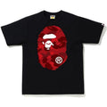 BAPE Color Camo Big Ape Head Tee Black/Red