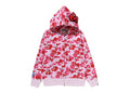 BAPE x Sanrio Characters Hello Kitty Camo Full Zip Hoodie (Ladies) Pink