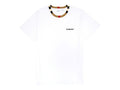 Burberry Icon Stripe Trim Cotton T-shirt White