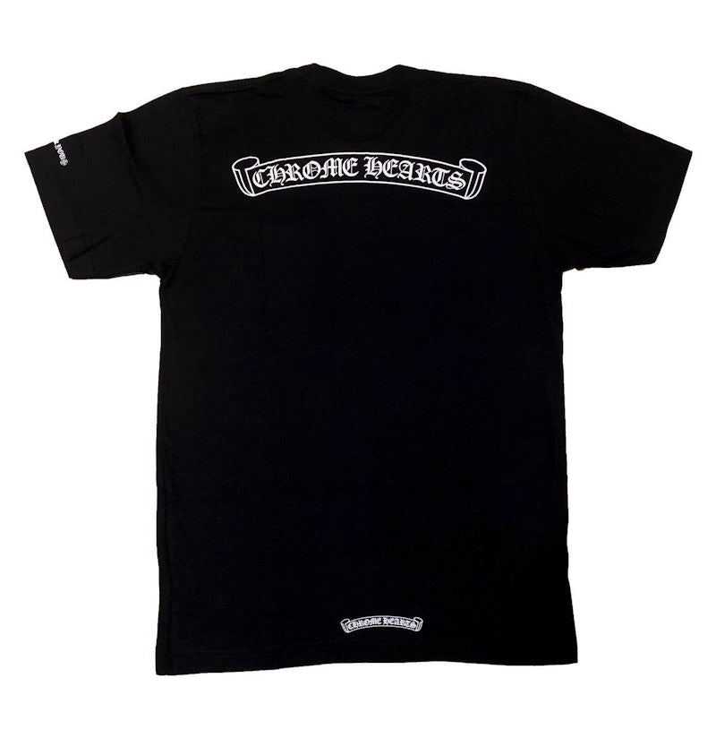 Chrome Hearts Scroll Logo T-shirt Black