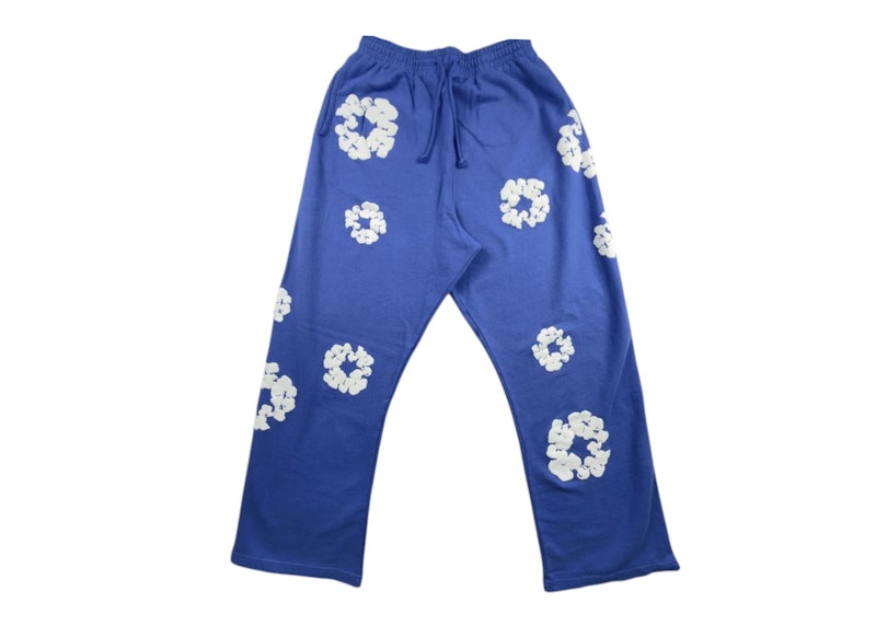 Denim Tears Cotton Wreath Baggy Sweatpants Blue