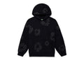Denim Tears Cotton Wreath Hoodie Black Monochrome