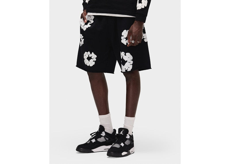Denim Tears The Cotton Wreath Shorts Black