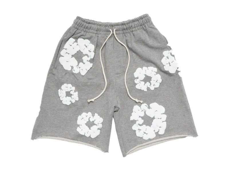 Denim Tears The Cotton Wreath Shorts Grey