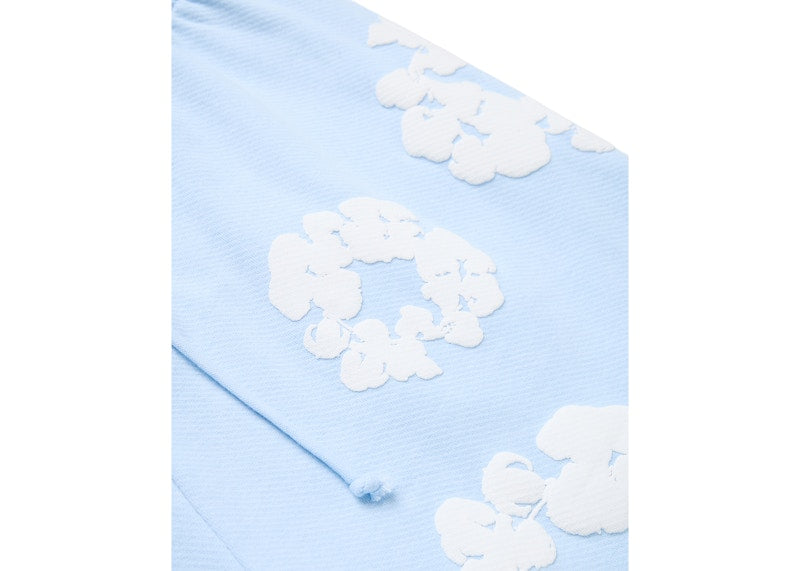 Denim Tears The Cotton Wreath Sweatshorts Powder Blue