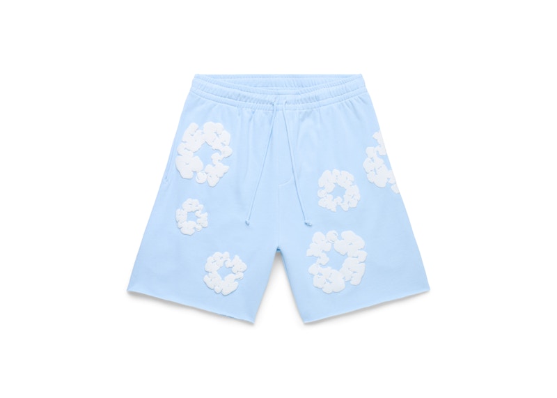 Denim Tears The Cotton Wreath Sweatshorts Powder Blue
