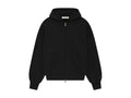 Fear of God Essentials Classic Full Zip-Up Hoodie Jet Black