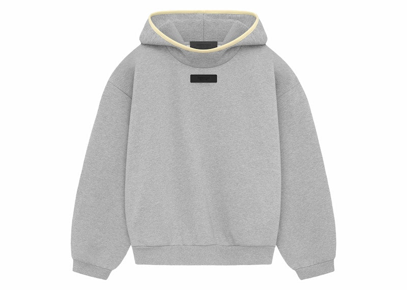Fear of God Essentials Hoodie Light Heather Grey/Garden Yellow