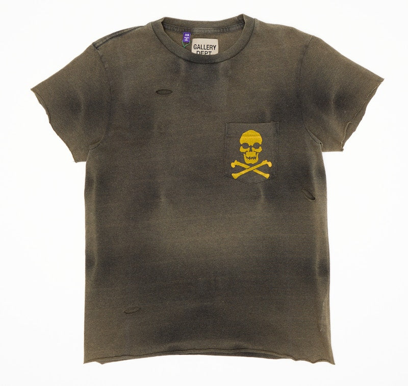 Gallery Dept. Zip Tee Vintage Black