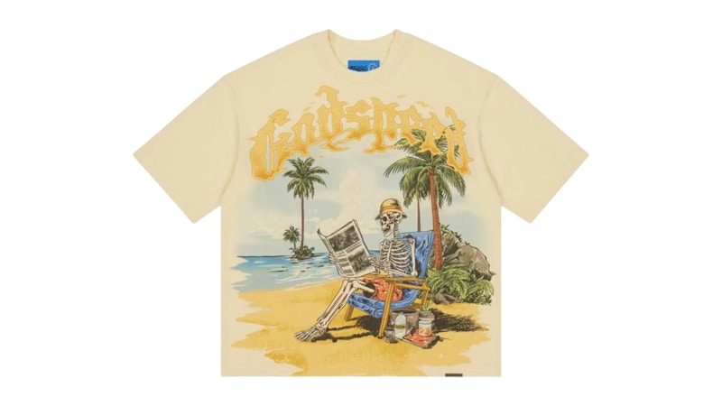 Godspeed Skeleton Beach II T-shirt Bone