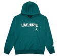 Jordan Jalen Hurts Love Hurts Pullover Fleece Hoodie Sport Teal