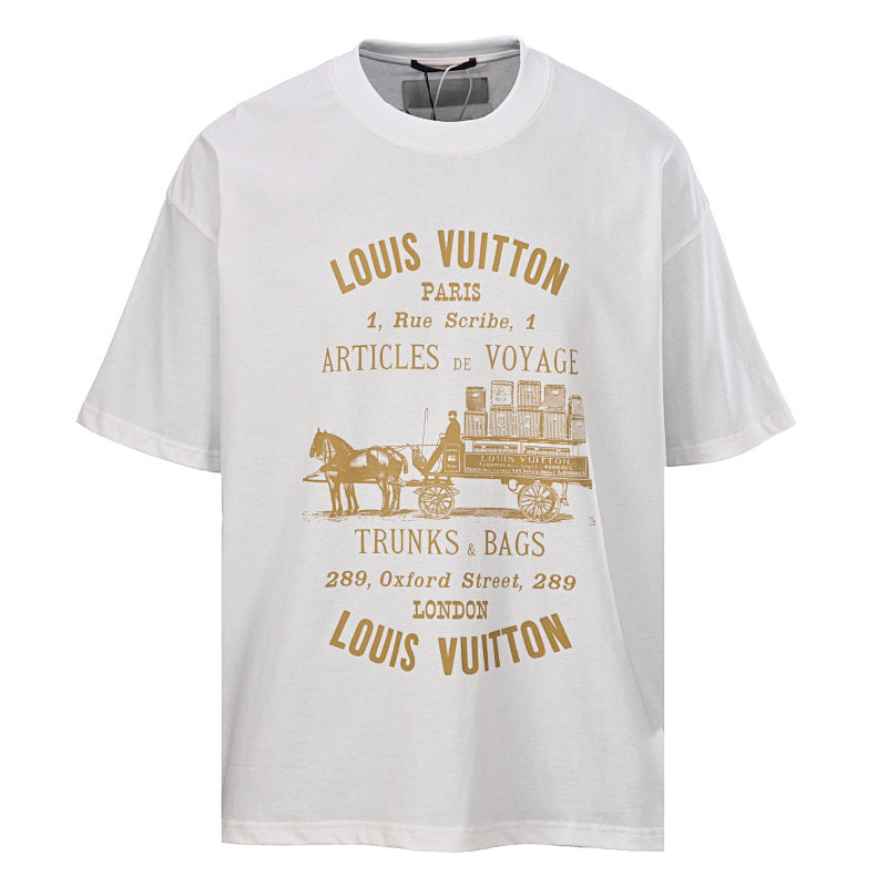 Louis Vuitton Carriage Slogan Print Short-Sleeve T-Shirt - product image 2