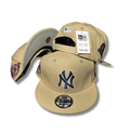 New York Yankees 9FIFTY with Side Patches Khaki and Navy Snapback Cap