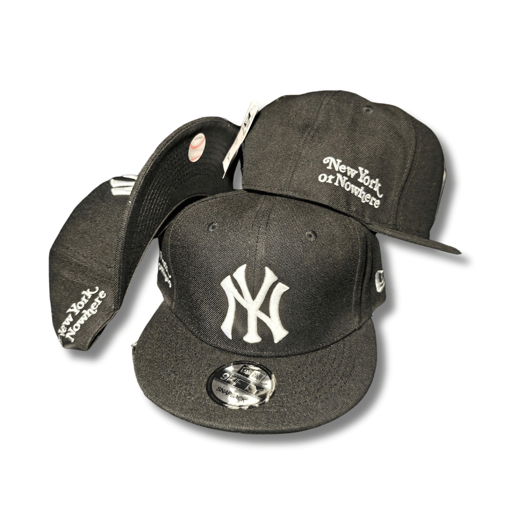 New York Yankees 9FIFTY Black "New York or Nowhere" Snapback Cap