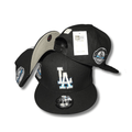 Men's Black Los Angeles New Era Dodgers Raceway 59FIFTY Cap