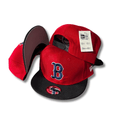 Men's Boston Red Sox New Era Red 2025 Batting Practice 9FIFTY Snapback Cap