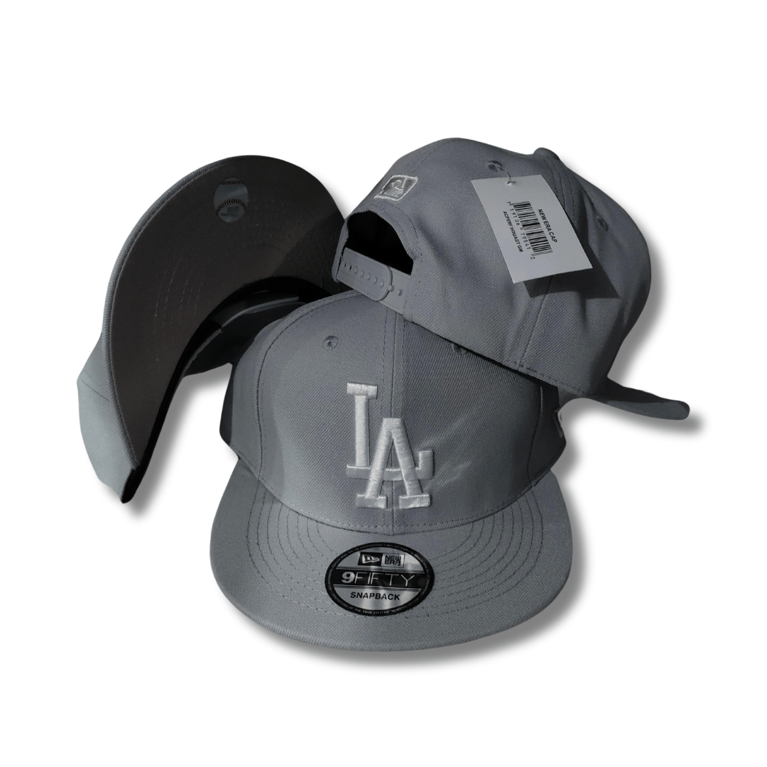 Los Angeles Dodgers New Era 9FIFTY Gray Monochrome Edition Snapback Cap