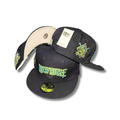 Milwaukee Fitted Hat with Embroidered Script and Commemorative Patch Black - Fitted