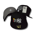 New York Yankees World Series with Logo Black Fitted Cap
