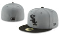 Chicago White Sox New Era Fitted Hat with MLB Logo - Gray and Black