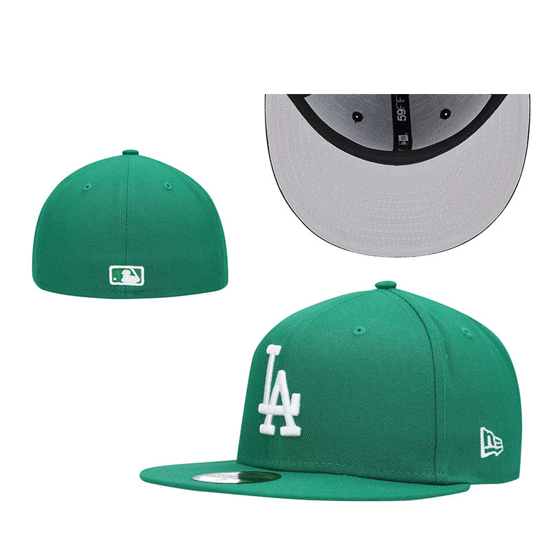 Los Angeles Dodgers Classic Cap - Green with White Logo