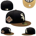 Chicago White Sox 2003 All-Star Game Hat with Brown Brim and Beige Undervisor - Black