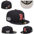 Boston Red Sox Love & Hustle World Series 59FIFTY Hat - Black with Heart Embroidery