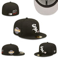 Chicago White Sox Love & Hustle 2005 World Series 59FIFTY Hat - Black with Heart Embroidery