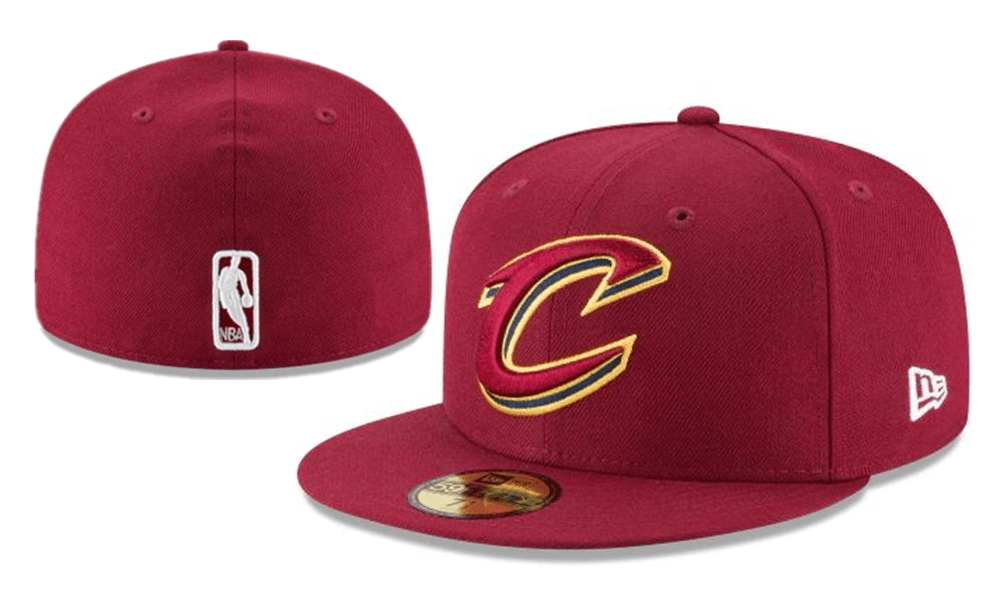 Cleveland Cavaliers NBA Snapback Cap with Embroidered Logo - Maroon