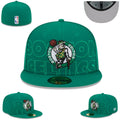 Boston Celtics NBA Snapback Cap with Embroidered Logo and Team Lettering - Green