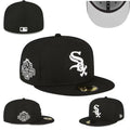 Chicago White Sox Fitted MLB Hat with 2003 All-Star Game Patch - Black