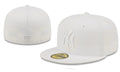 New York Yankees 59FIFTY Hat with World Series Patch - Cream and Navy