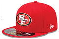 San Francisco 49ers NFL Fitted Hat with Team Logo - Vibrant Red