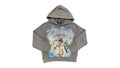 Mixed Emotion Rhinestone Hoodie Grey