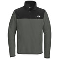 The North Face Men's Asphalt Grey/TNF Black Glacier 1/4-Zip Fleece
