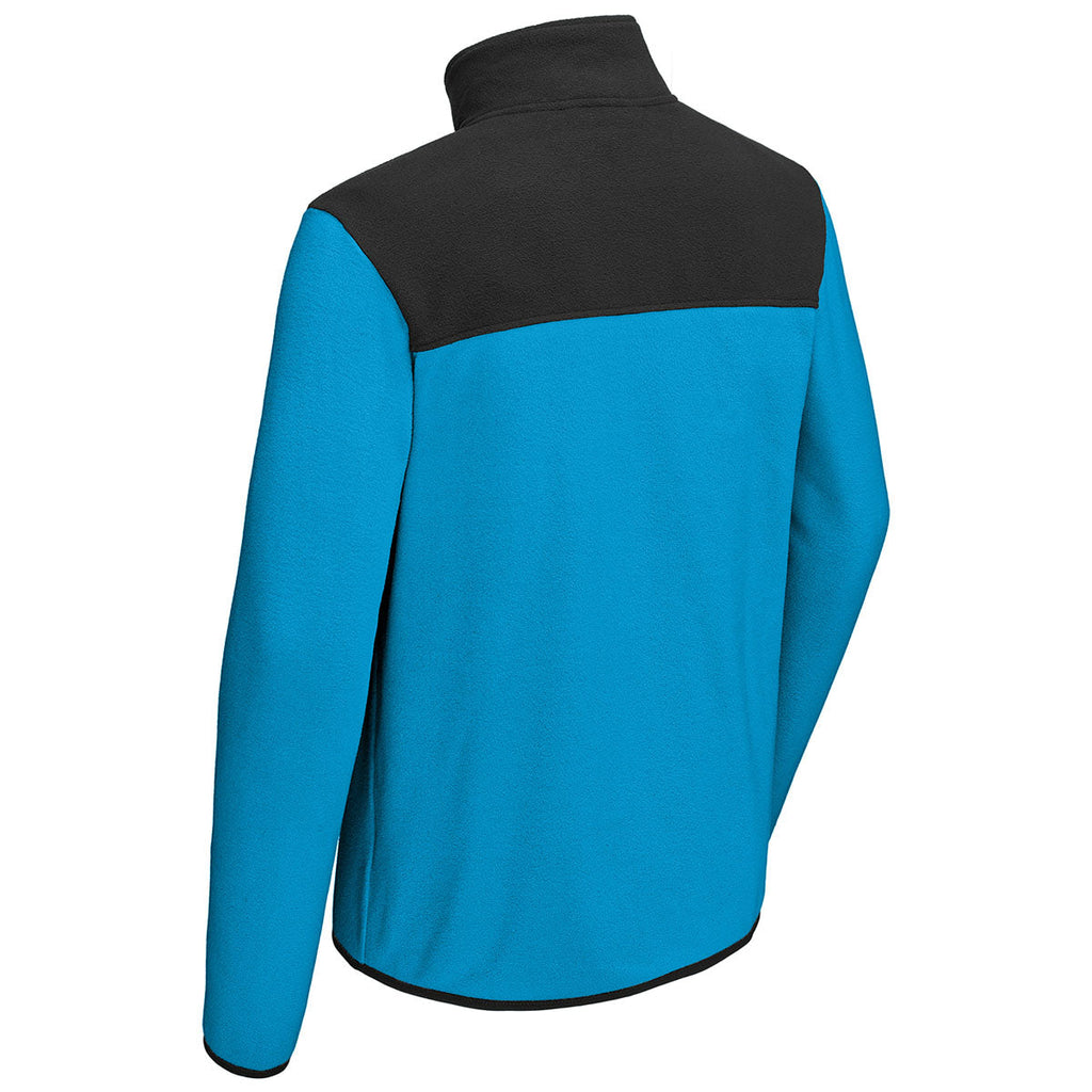 The North Face Men's Hero Blue/TNF Black Glacier 1/4-Zip Fleece