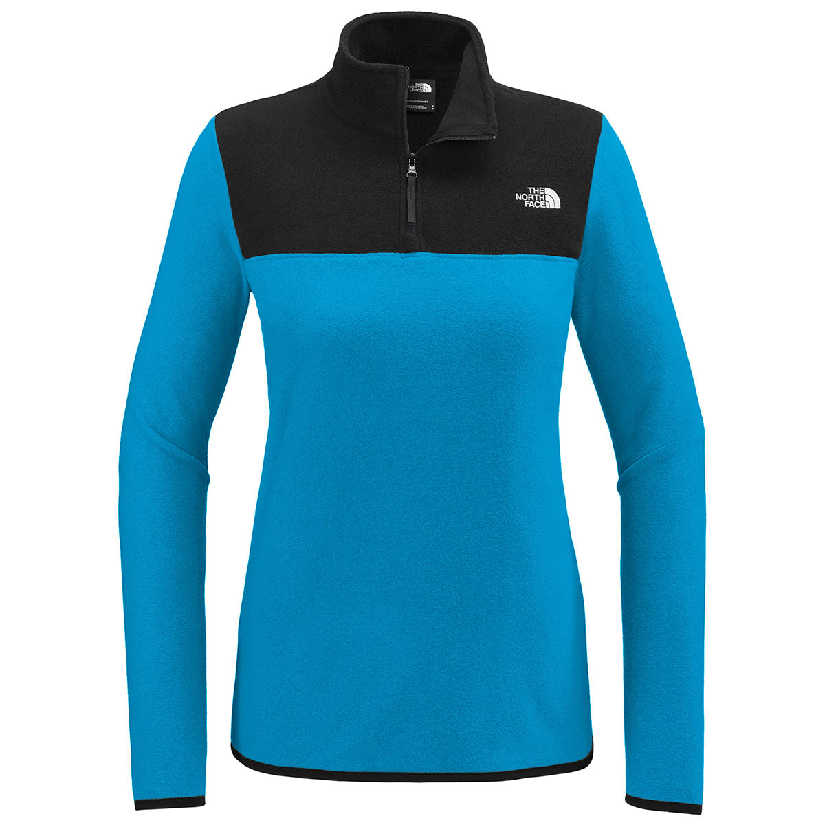 The North Face Women's Hero Blue/TNF Black Glacier 1/4-Zip Fleece