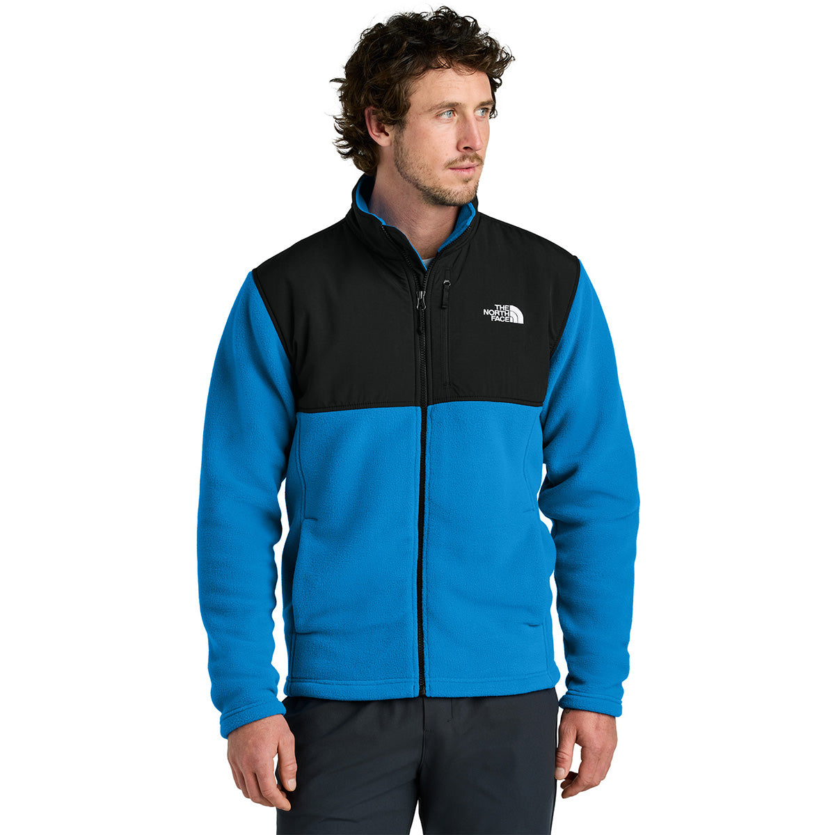 The North Face Men's Hero Blue/TNF Black Highest Peak Full-Zip Fleece Jacket