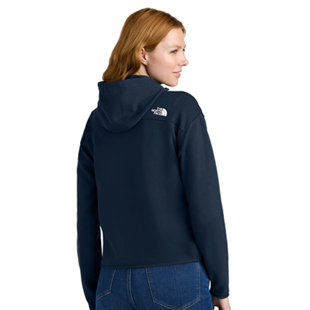 The North Face Women's Summit Navy Double-Knit Full-Zip Hoodie