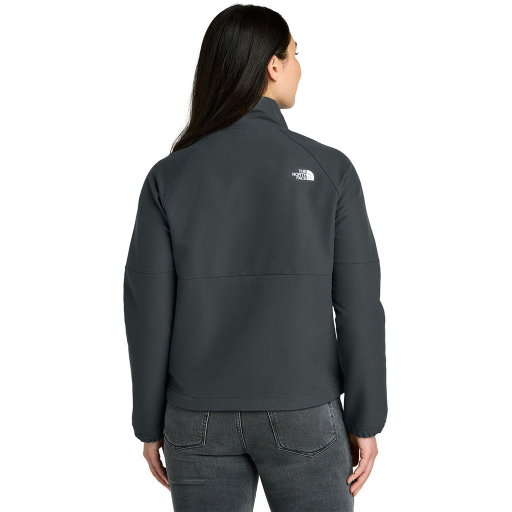 The North Face Women's Asphalt Grey Dark Heather Barr Lake Softshell Jacket