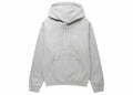 Nike Solo Swoosh Fleece Pullover Hoodie Dark Grey Heather/White