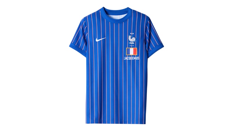 Nike x Jacquemus x France Women Pre Match Jersey Blue Stripe