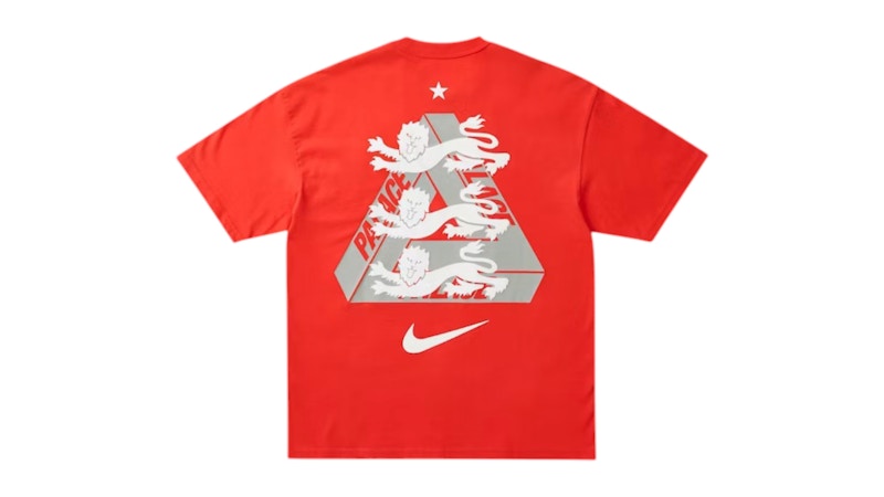 Palace x Nike England T-shirt Light Crimson