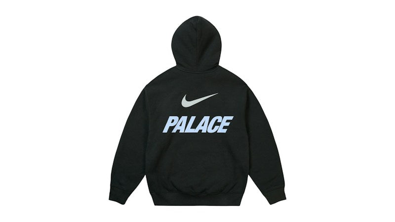 Palace x Nike Font Swoosh Hoodie Black